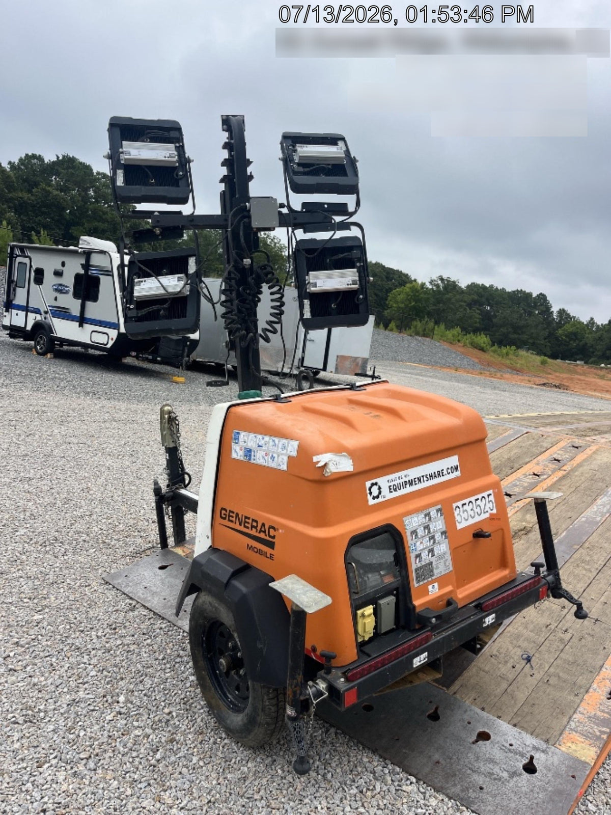 2023 Generac MLT2 Diesel, Flex Switch 120V Input, Powerzone Controller, (4) 320W LED Lights, 4kW Generator, 39.9 Gal Fuel Tank, 2" Ball, T3