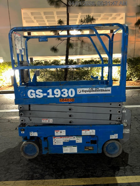 2020 Genie GS-1930 Standard Machine, 800W Inverter