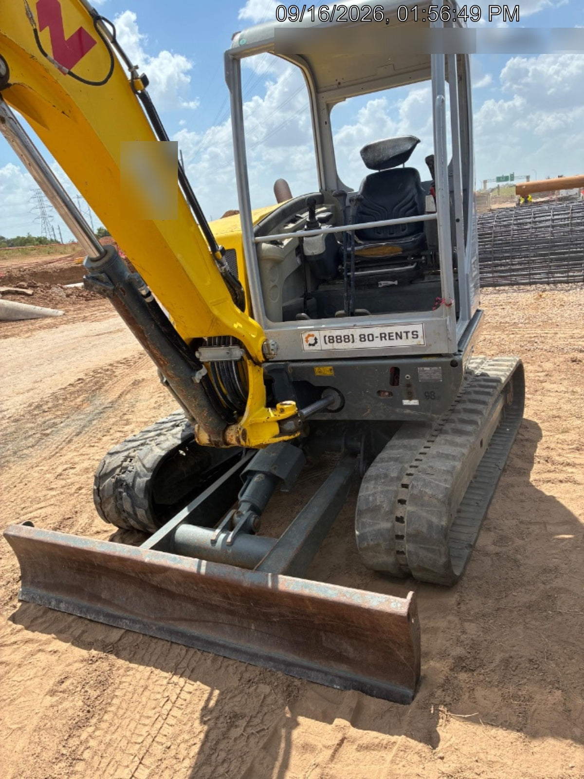 2018 Wacker Neuson EZ53 EZ53 12K Track Excavator, TRK,LGD,CNPY,PC, TRK,LGD,CNPY,PC, Manual QC, Hydraulic Thumb, Buckets: 24" , 18"