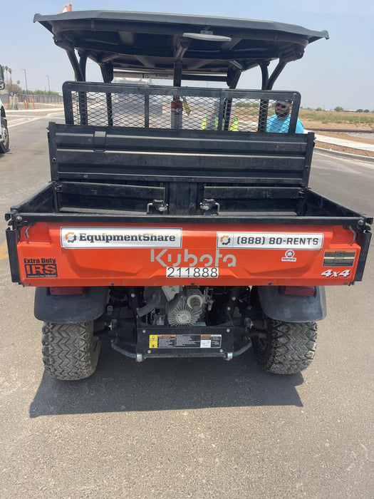 2022 Kubota RTV-X1140W-H Plastic Canopy, Windshield Acrylic Clear, LED Strobe Light, Wire Harness Kit, Back up Alarm