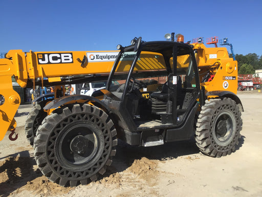 2020 JCB 509-42 Canopy, Solid Tires, Work Lights, Beacon, Aux Hydraulics, Back up Alarm, Lifting Eye, ES Decals
