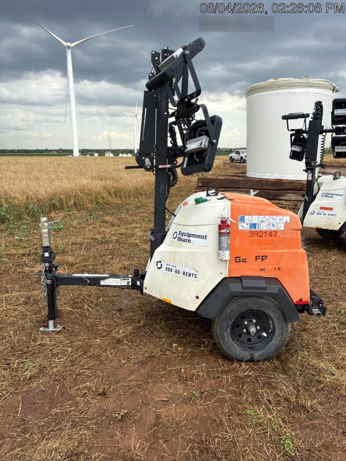 2024 Generac MLT2 Diesel, Flex Switch 120V Input, Powerzone Controller, 
(4) 320W LED Lights, 4kW Generator, 39.9 Gal Fuel Tank, 2" Ball, T3