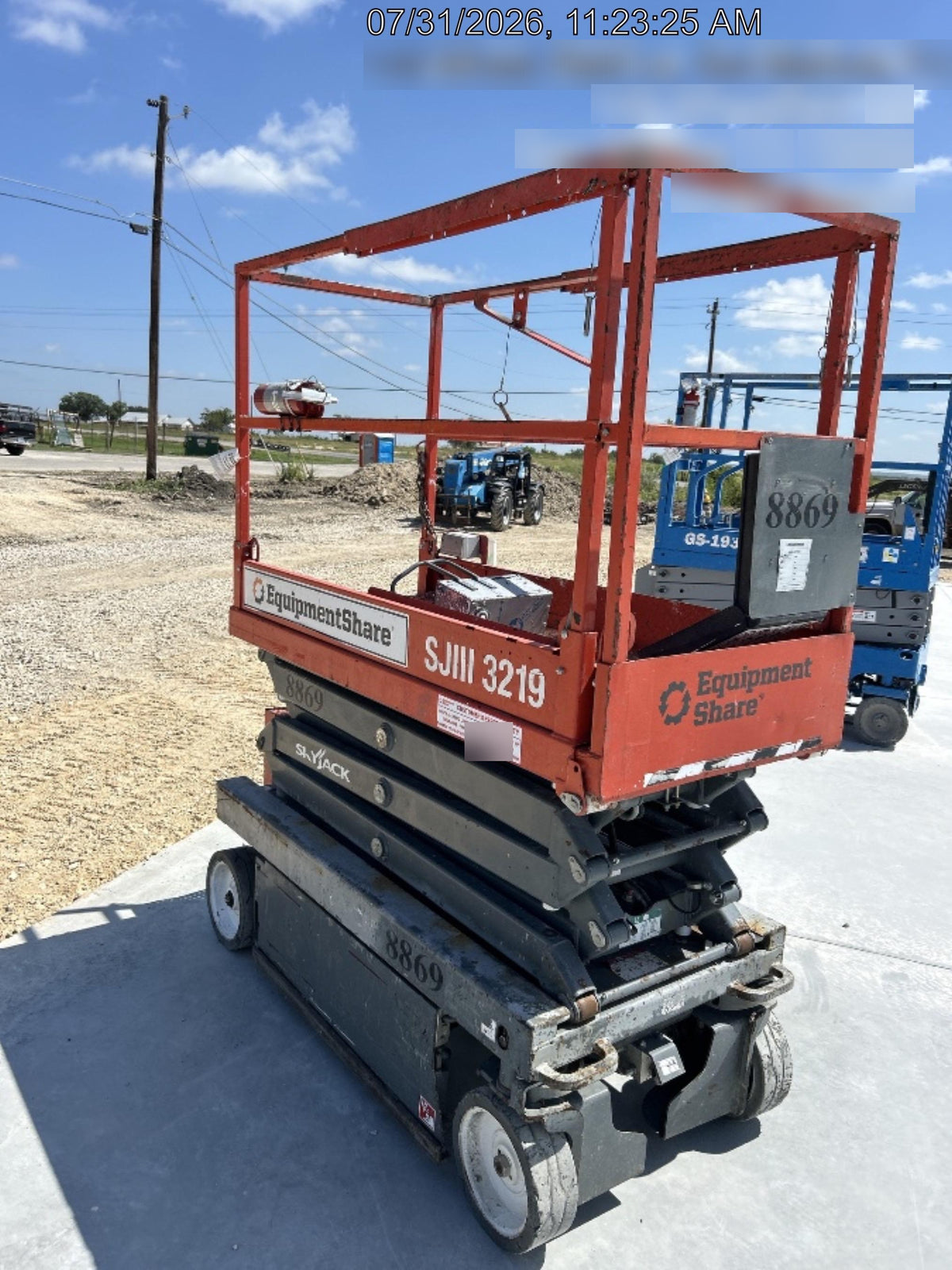 2018 Skyjack SJIII-3219 Skyjack SJIII3219 Scissor Lift