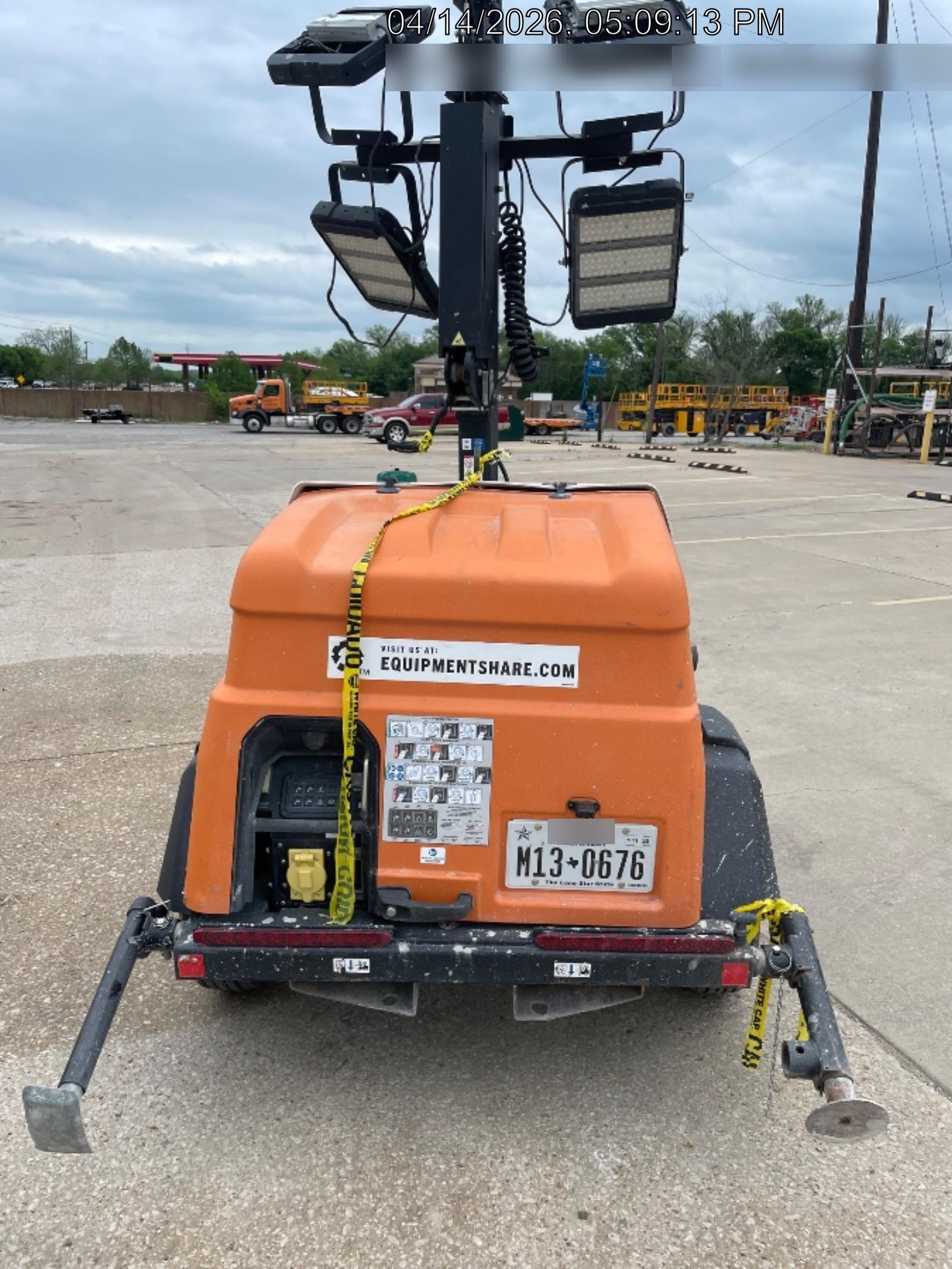 2023 Generac MLT2 Diesel, Flex Switch 120V Input, Powerzone Controller, (4) 320W LED Lights, 4kW Generator, 39.9 Gal Fuel Tank, 2" Ball, T3