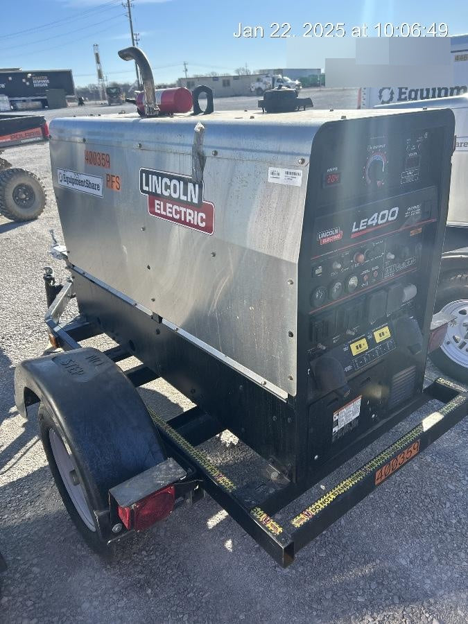 2024 Lincoln Electric LE400 Kubota V1505, Trlr, Cable Rack, Light Kit, ES Decals, T3