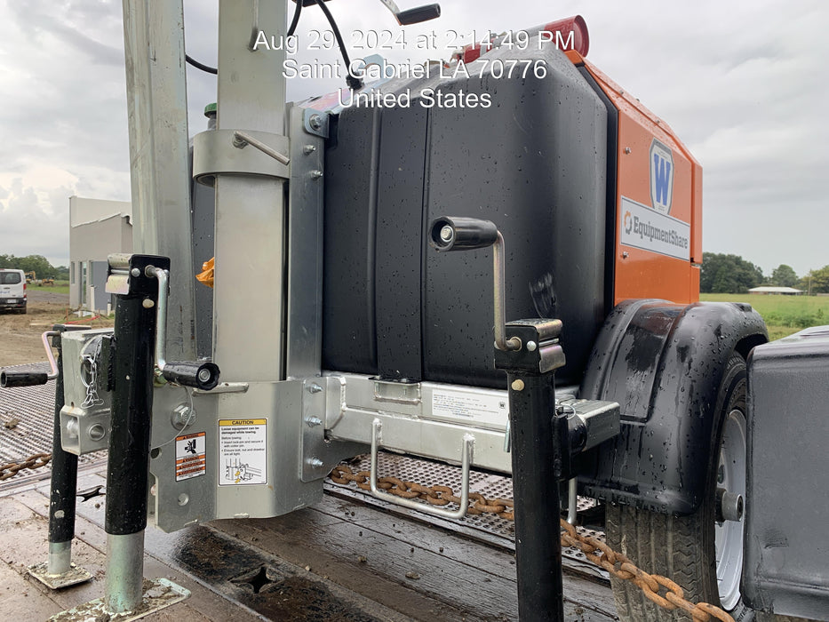 2024 Wanco WLTT-4MM4K Diesel, Deep Sea Controller, Shore Power Plug, Auto Start, (4) 350W LED Floodlights, 4kW Generator, 60 Gal Fuel Tank, 2" Ball, T3