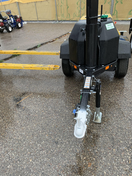 2022 Allmand NLV3GR (4) LED Light Fixture 350W, 23' Vertical Mast, 3kW Prime, Towable, ES Decals, T3