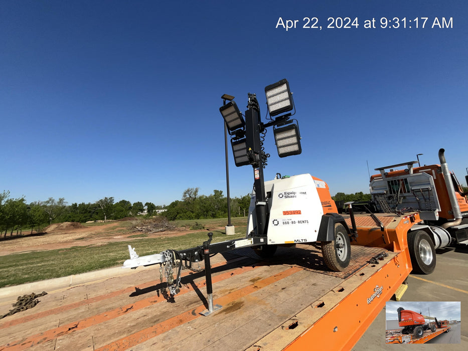 2023 Generac MLT2 Diesel, Flex Switch 120V Input, Powerzone Controller, (4) 320W LED Lights, 4kW Generator, 39.9 Gal Fuel Tank, 2" Ball, T3