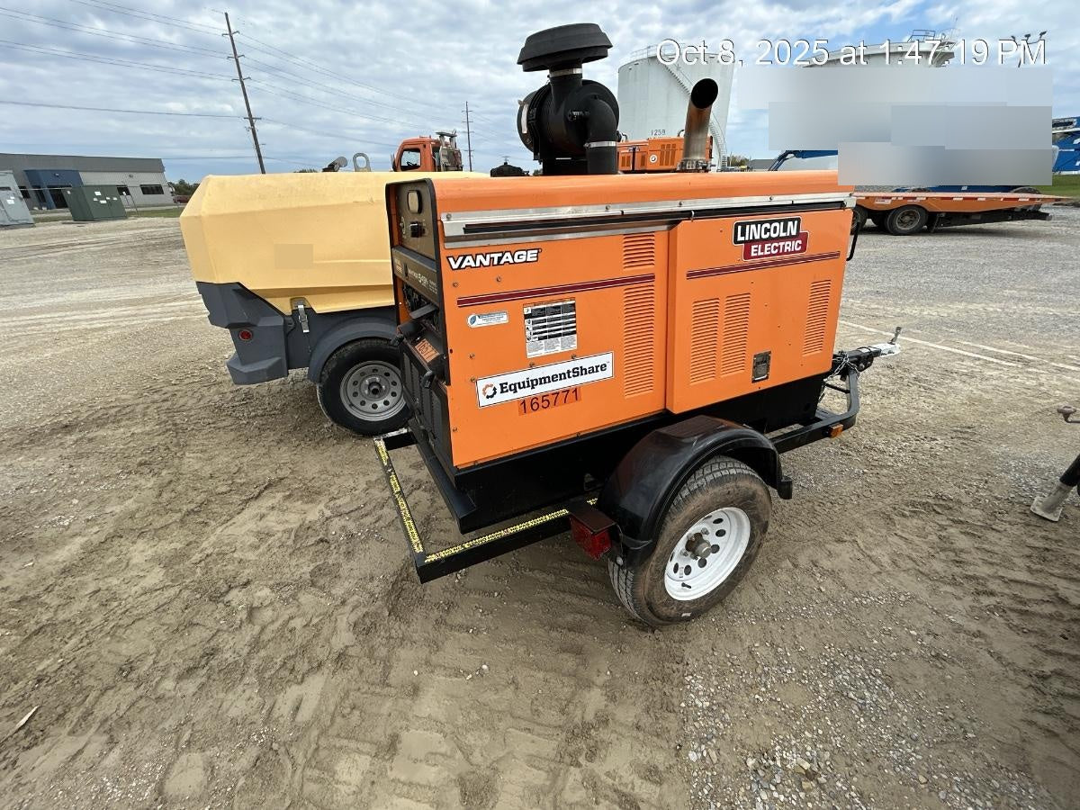 2021 Lincoln Electric Vantage 549X Ready Pak 3, ORANGE (includes trailer, cable rack, fender light kit)