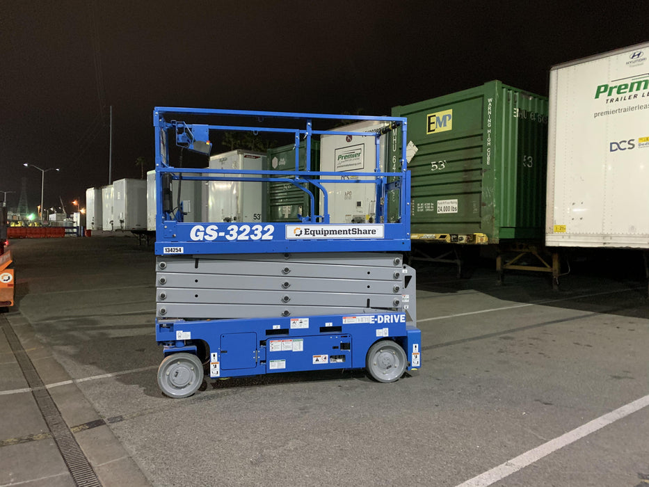 2021 Genie GS-3232 Electric Drive, NM Sld Tires, Bcn, EST