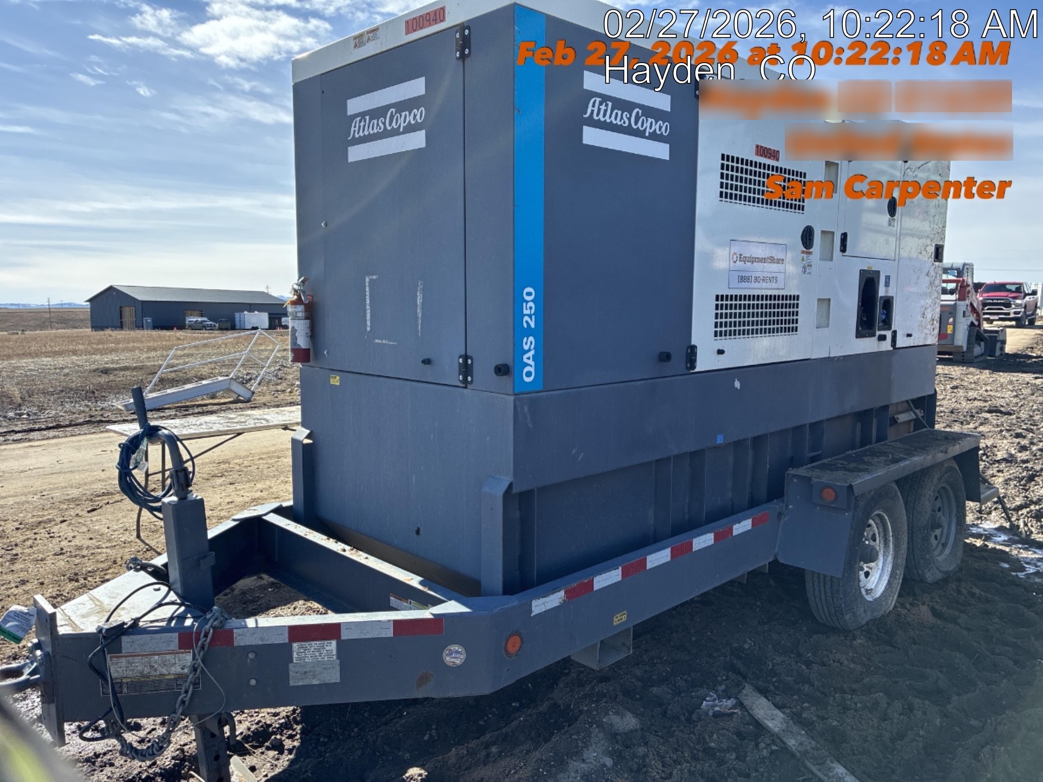 2020 ATLAS COPCO QAS250