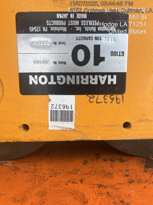 2021 HARRINGTON PT100