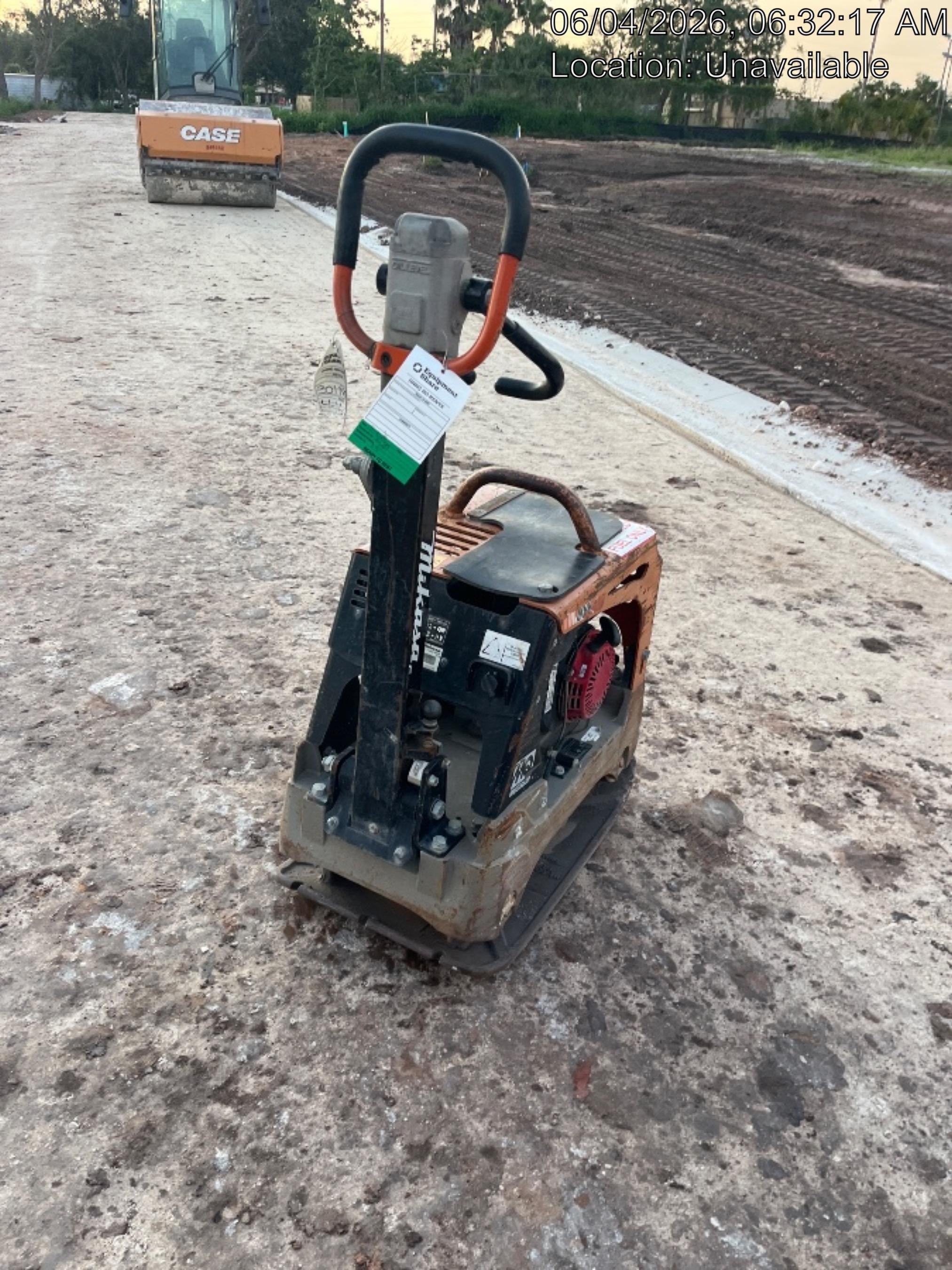 2023 Multiquip MVH158 Honda GX200, 17" Plate, Gas