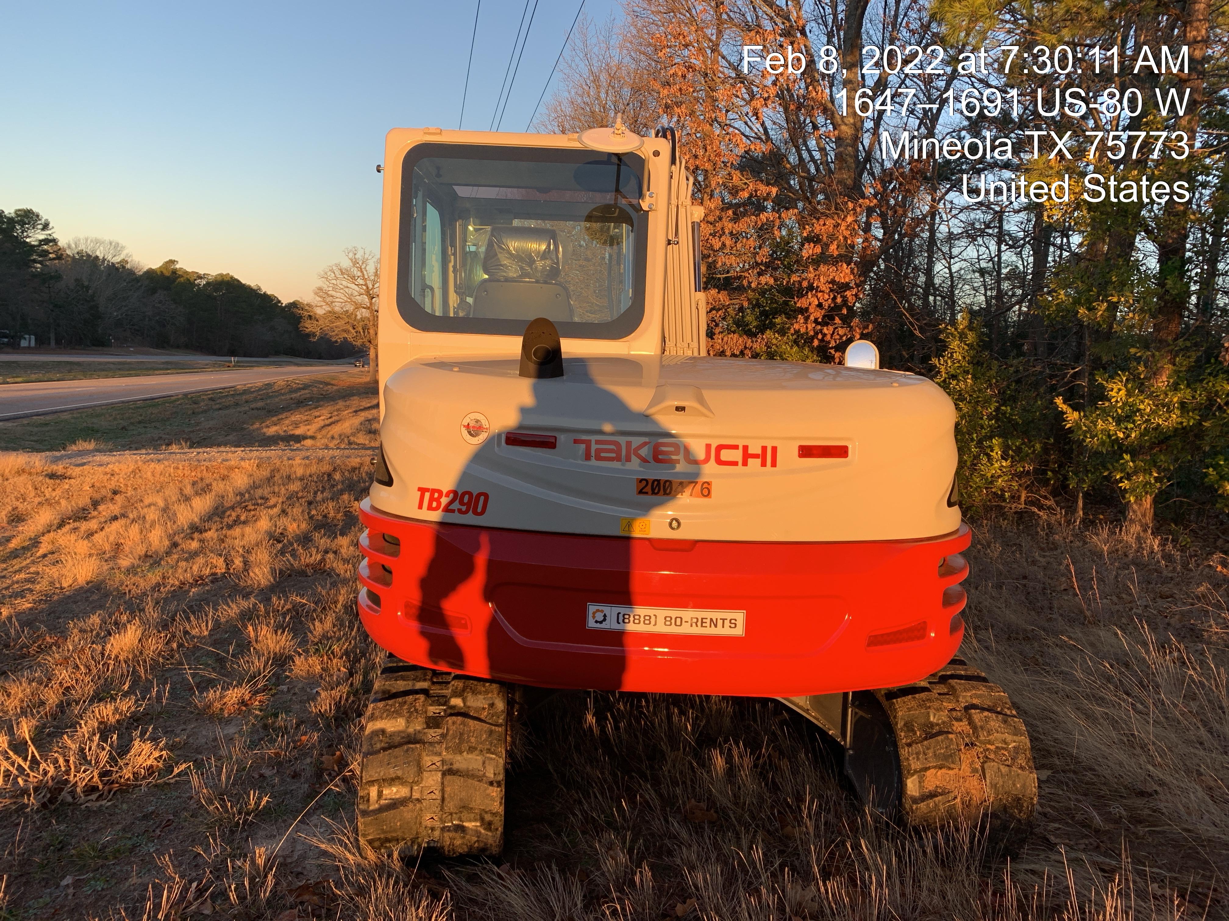 2022 TAKEUCHI TB290C