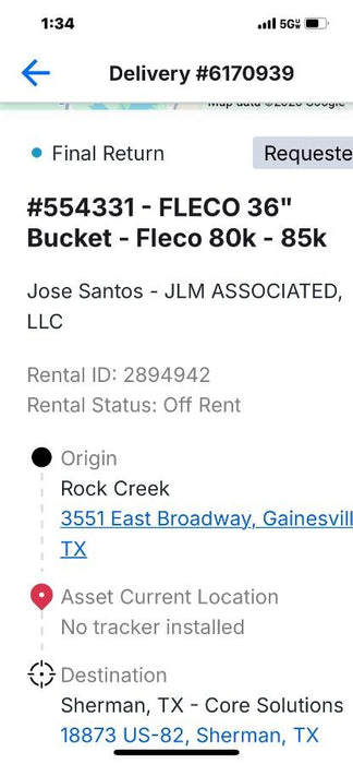 2025 FLECO 36" Bucket - Fleco 80k - 85k