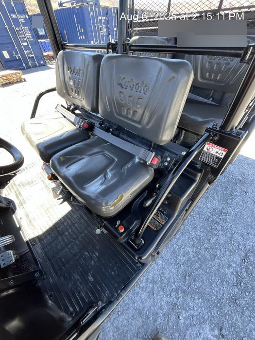 2022 Kubota RTV-X1140W-H Plastic Canopy, Windshield Acrylic Clear, LED Strobe Light, Wire Harness Kit, Back up Alarm