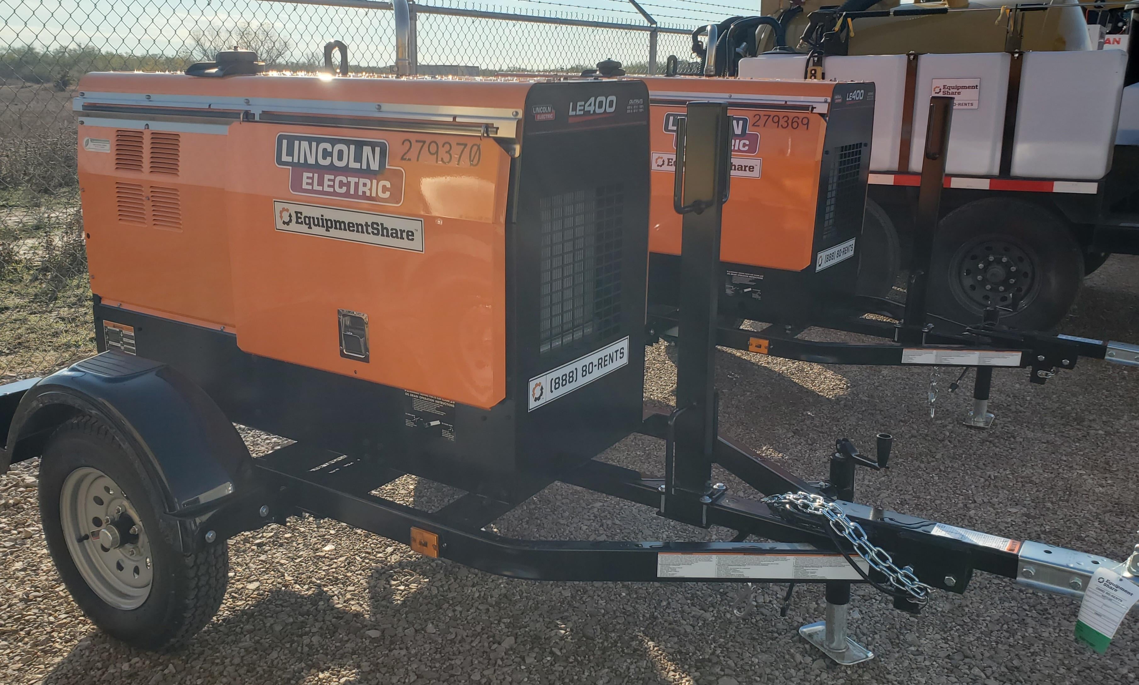 2022 Lincoln Electric LE400 Kubota V1505, Trlr, Cable Rack, Light Kit, ES Decals, T3