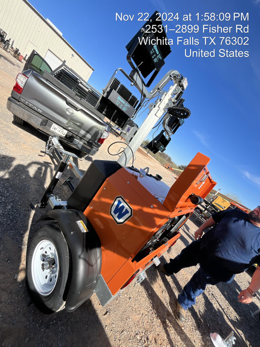 2024 Wanco WLTT-4MM4K Diesel, Deep Sea Controller, Shore Power Plug, Auto Start, (4) 350W LED Floodlights, 4kW Generator, 60 Gal Fuel Tank, 2" Ball, T3