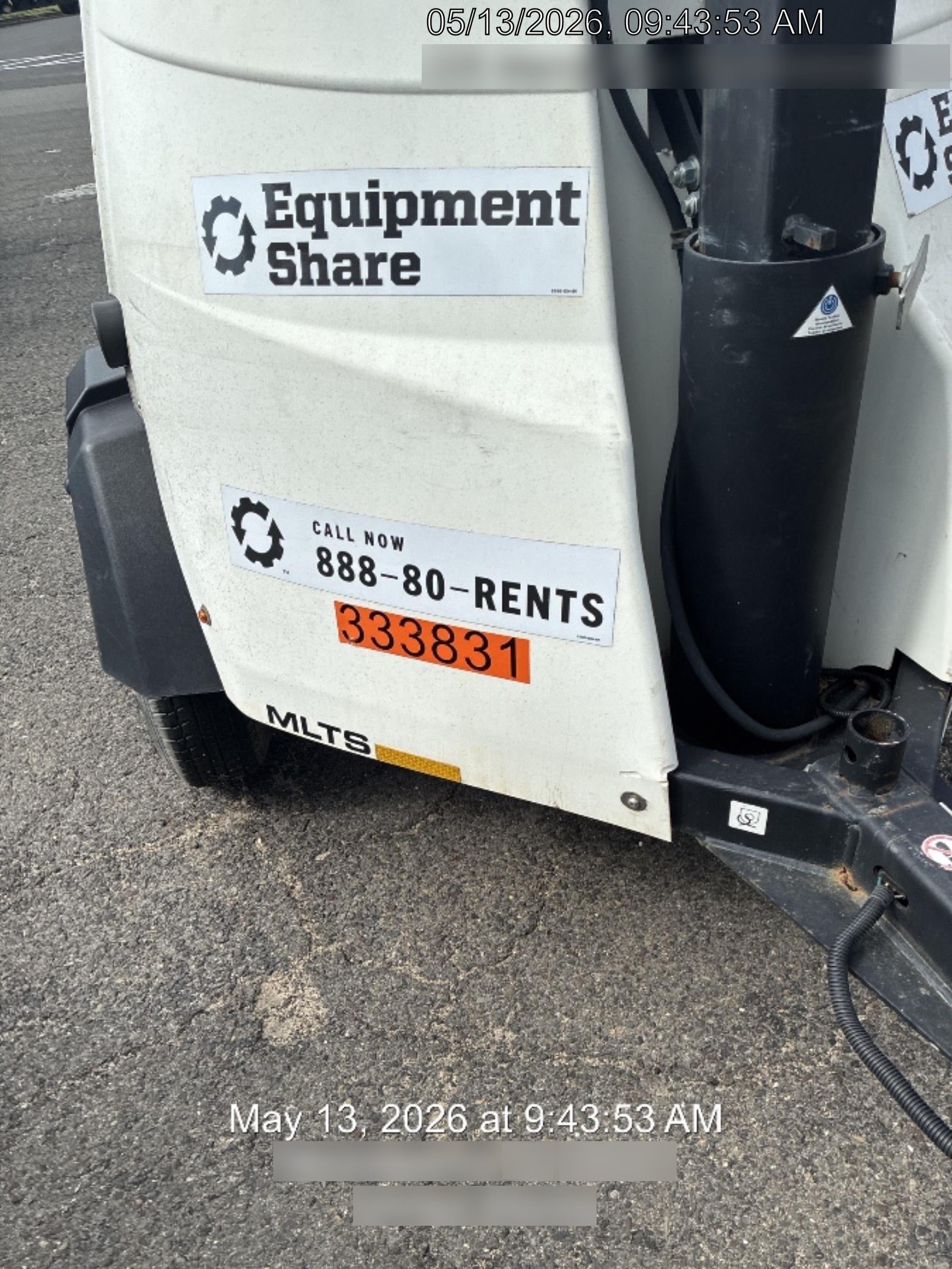 2023 Generac MLT2 Diesel, Flex Switch 120V Input, Powerzone Controller, (4) 320W LED Lights, 4kW Generator, 39.9 Gal Fuel Tank, 2" Ball, T3