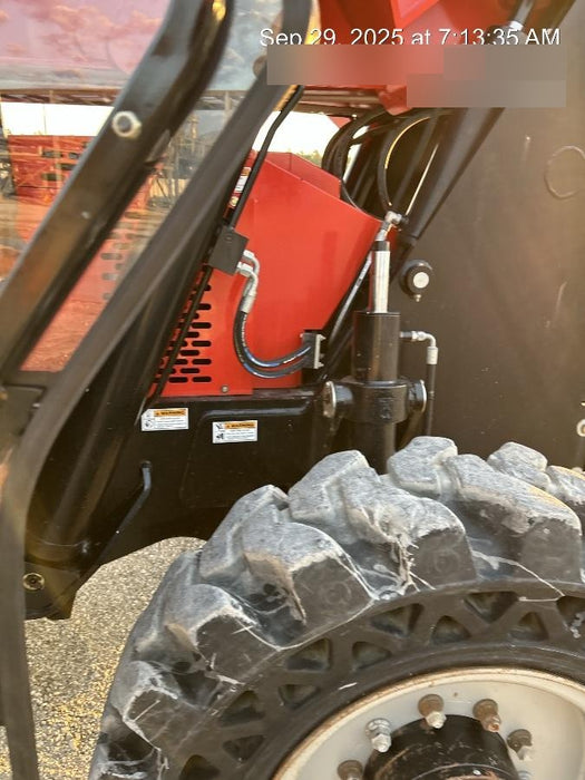 2020 Manitou MTA8044 74hp T4F, Cab/Heat/Air, Cab and Boom LED work lights, Auxiliary Hydraulics, Solid Tires, Amber strobe, Lift Hook w/66" Carriage, 60" Forks