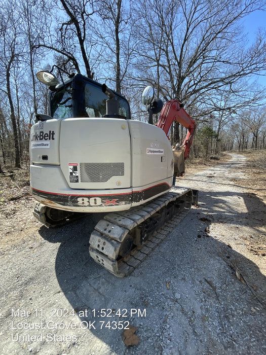 2021 Link-Belt 80X3 Cab/Heat/Air, Rubber Tracks, Manual QC