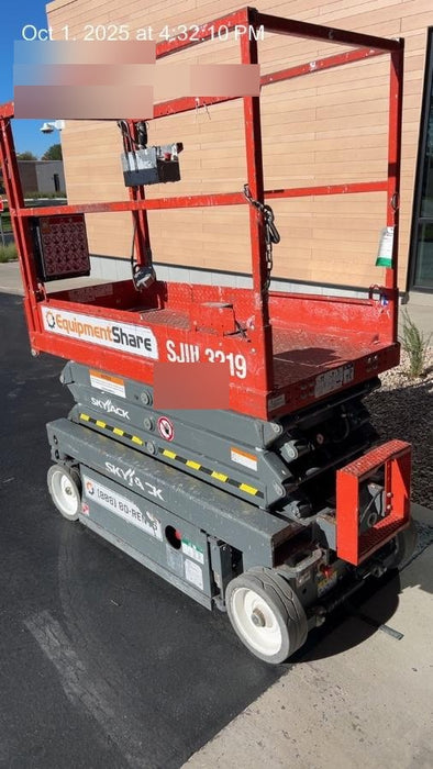 2019 Skyjack SJIII-3219 Standard Options