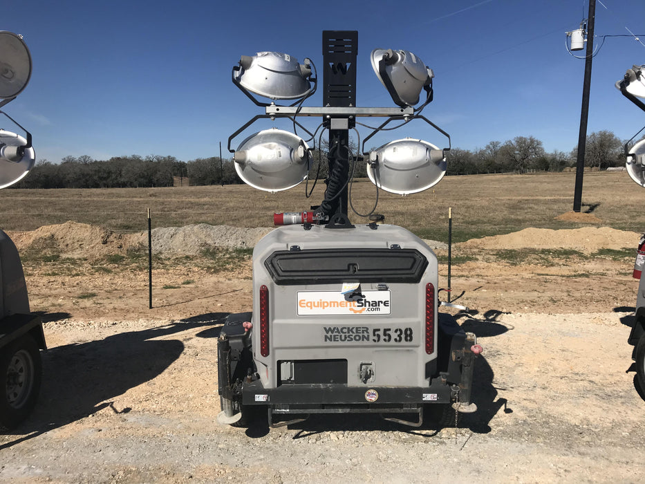 2017 Wacker Neuson LTV6L-MH Wacker Neuson 6 kW Towable Light Generator