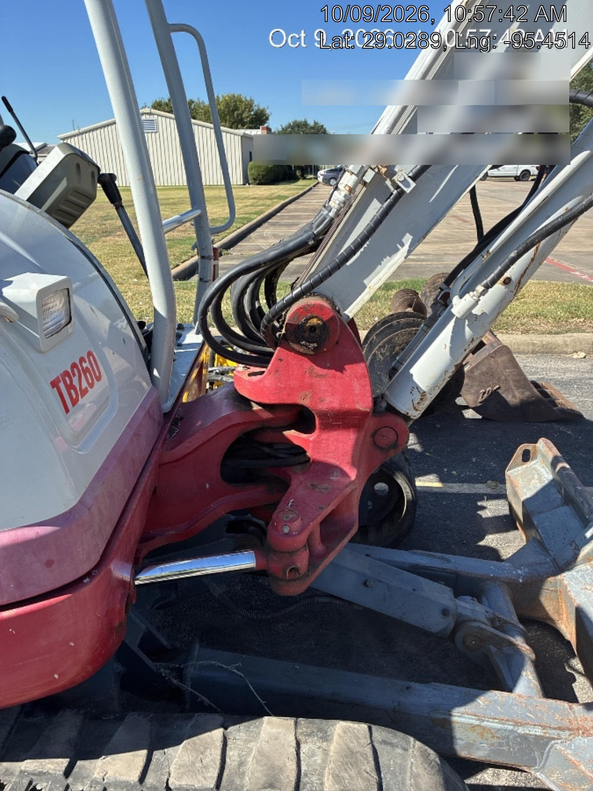 2019 Takeuchi TB260 Takeuchi TB260 Canopy w/Rubber Tracks, Auxiliary Hydraulics, Standard Blade, Manual QC