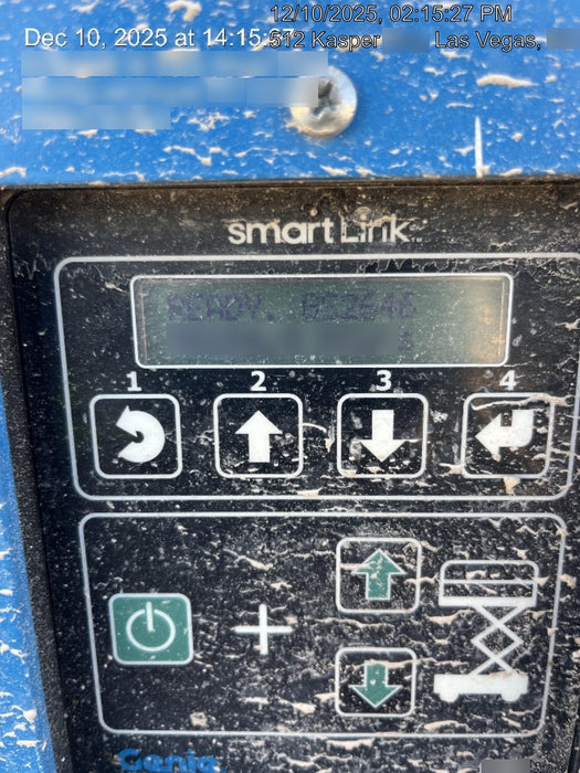 2019 Genie GS-2646 folding rails with full height swing gate