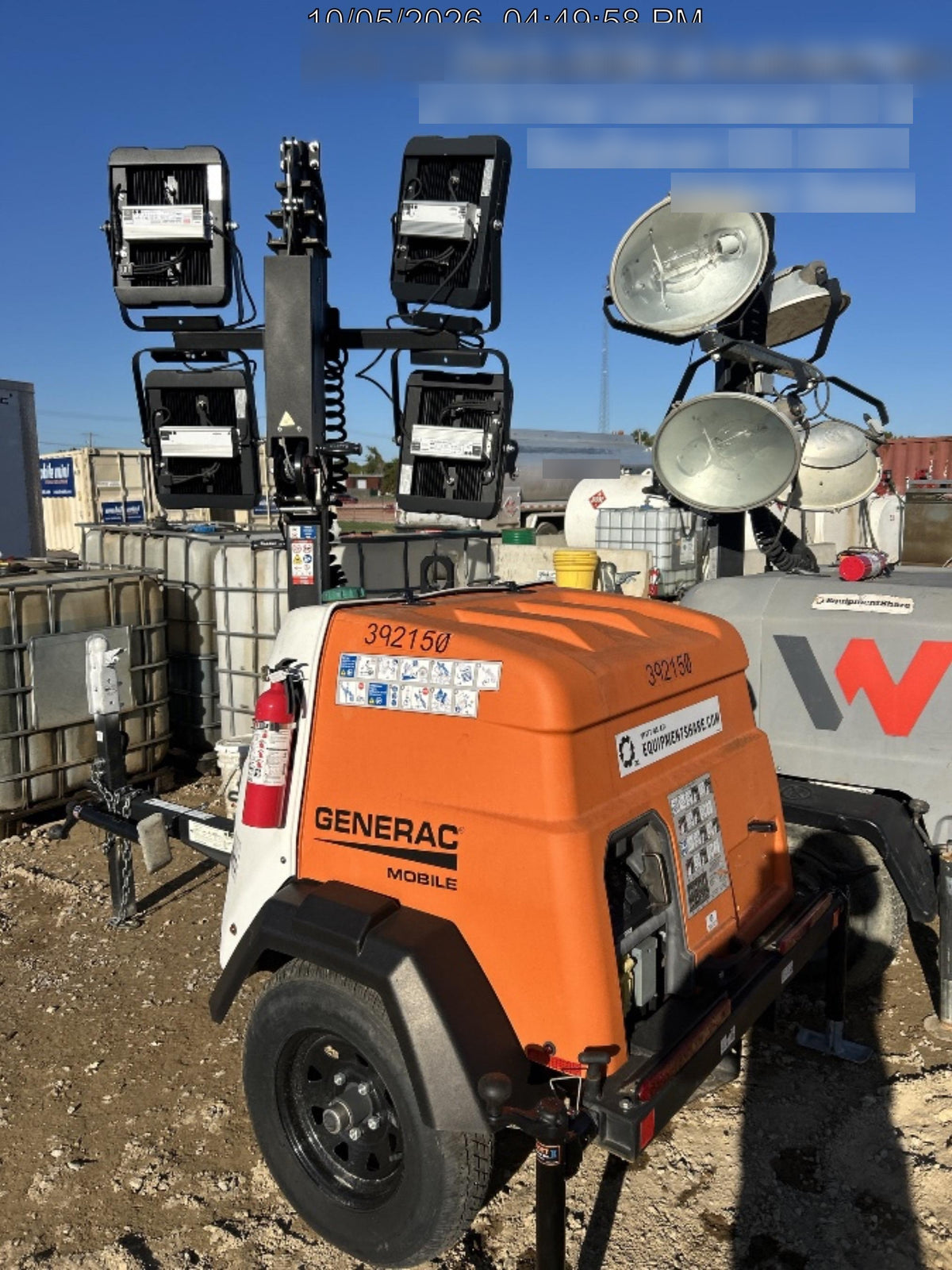 2024 Generac MLT2 Diesel, Flex Switch 120V Input, Powerzone Controller, 
(4) 320W LED Lights, 4kW Generator, 39.9 Gal Fuel Tank, 2" Ball, T3