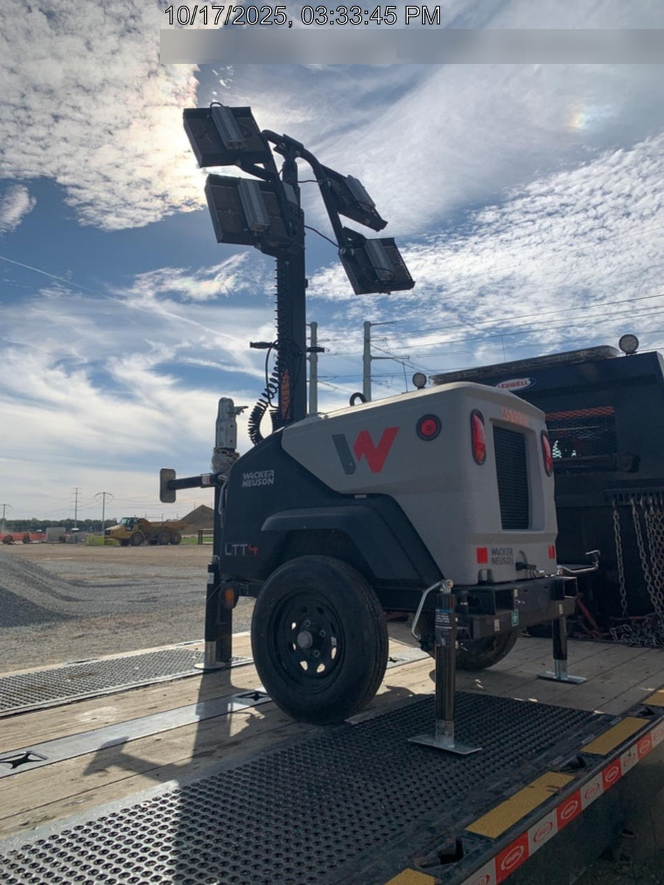 2024 Wacker Neuson LTT4 Diesel, Kohler KDW702, Deep Sea Controller, Auto Start, LED 320W, Bypass Outlet, T3