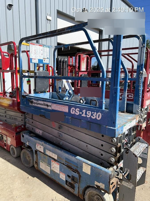 2018 Genie GS-1930 Genie GS-1930 Scissor Lift w/Standard Options
