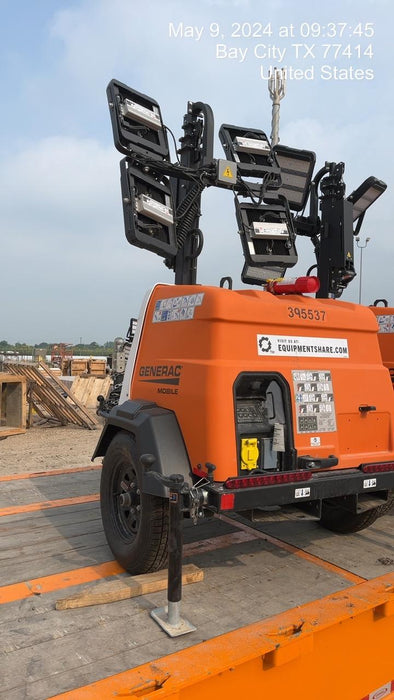 2024 Generac MLT2 Diesel, Flex Switch 120V Input, Powerzone Controller, 
(4) 320W LED Lights, 4kW Generator, 39.9 Gal Fuel Tank, 2" Ball, T3