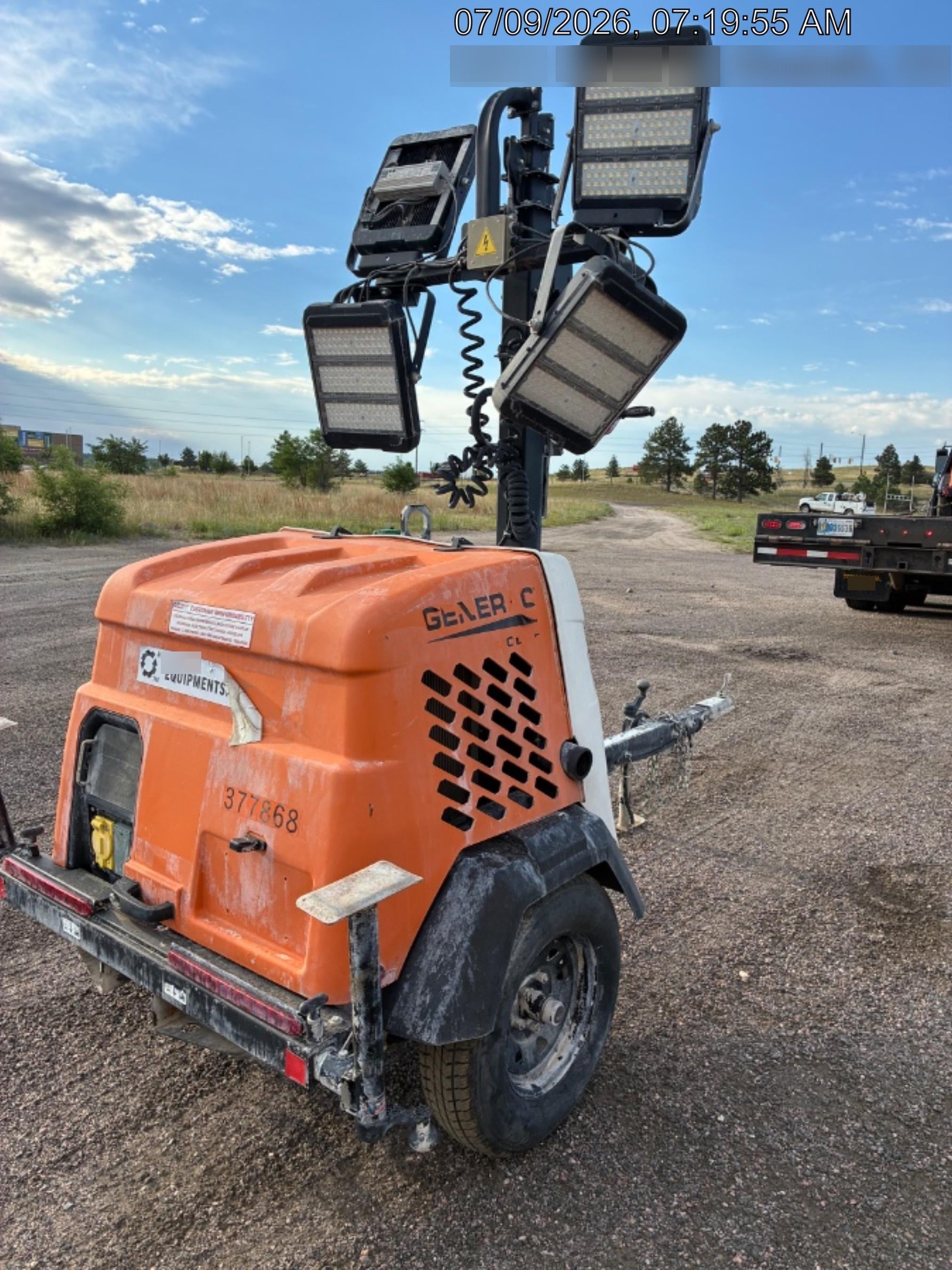 2023 Generac MLT2 Diesel, Flex Switch 120V Input, Powerzone Controller, 
(4) 320W LED Lights, 4kW Generator, 39.9 Gal Fuel Tank, 2" Ball, T3
