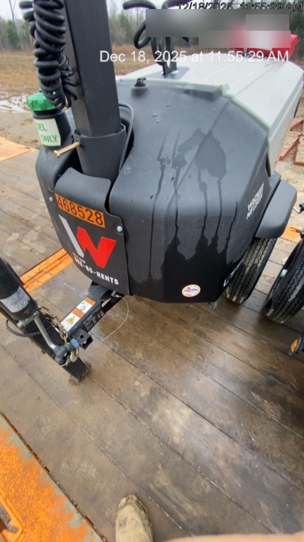 2024 Wacker Neuson LTT4 Diesel, Kohler KDW702, Deep Sea Controller, Auto Start, LED 320W, Bypass Outlet, T3