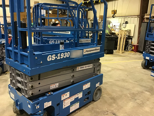 2019 Genie GS-1930 Fixed Rails with Chain Entry