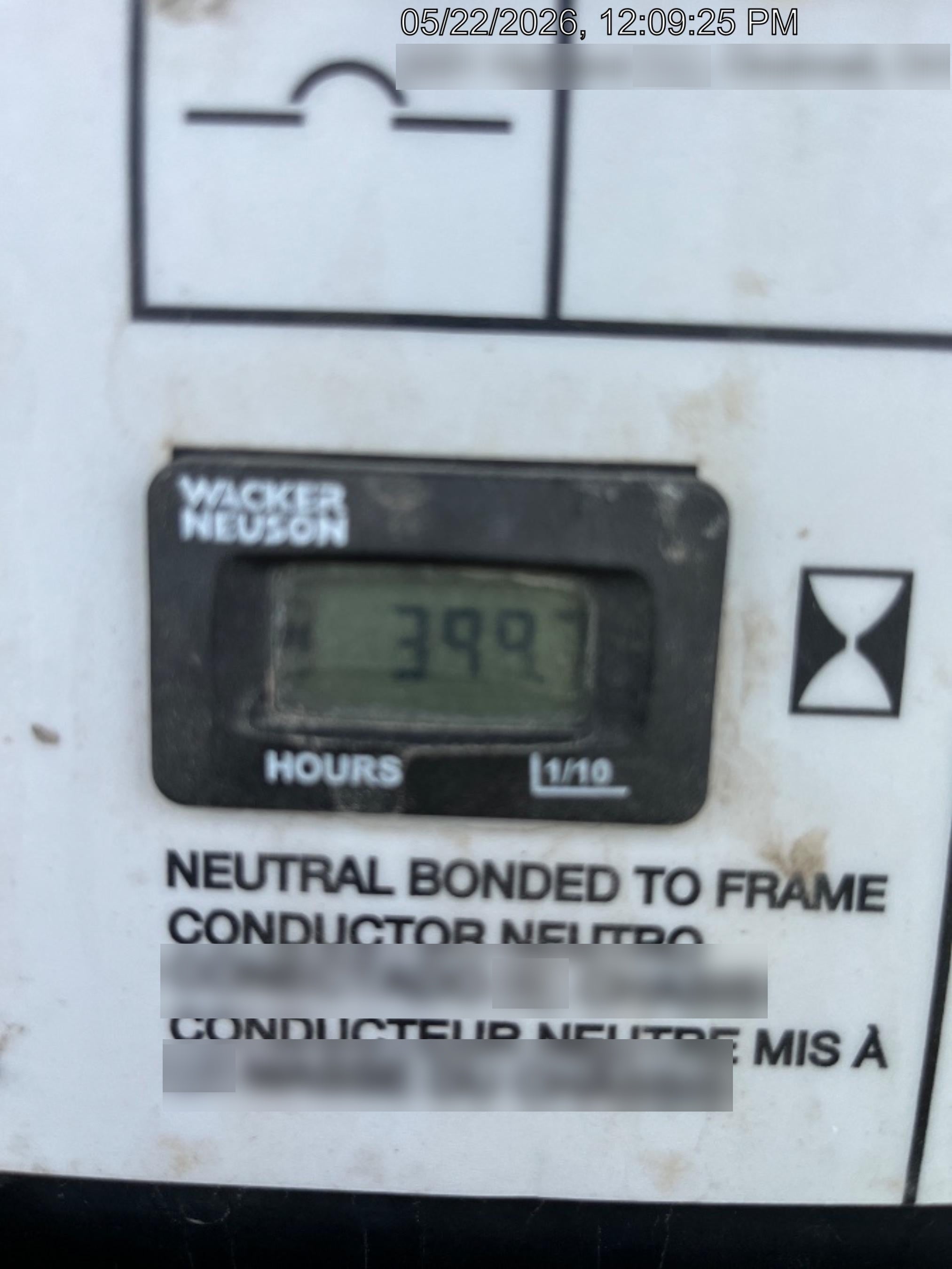 2019 Wacker Neuson LTV6L-MH Wacker Neuson LTV6L Mobile Light Tower w/Fuel Level Sensor Installed