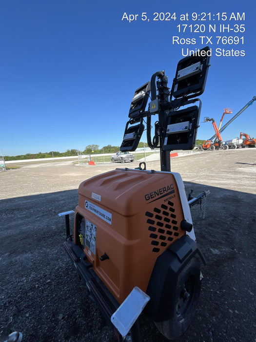 2024 Generac MLT2 Diesel, Flex Switch 120V Input, Powerzone Controller, 
(4) 320W LED Lights, 4kW Generator, 39.9 Gal Fuel Tank, 2" Ball, T3