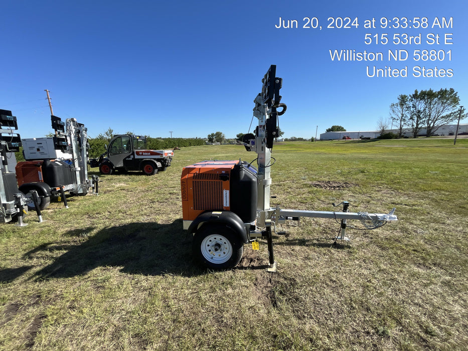 2024 Wanco WLTT-4MM4K Diesel, Deep Sea Controller, Shore Power Plug, Auto Start, (4) 350W LED Floodlights, 4kW Generator, 60 Gal Fuel Tank, 2" Ball, T3