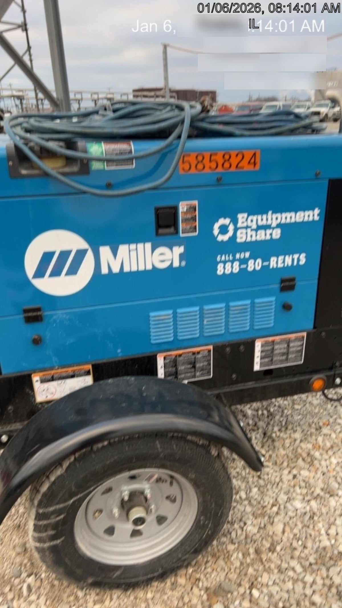 2025 MILLER ELECTRIC BIG BLUE 400