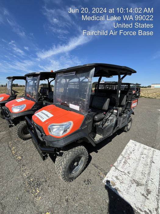 2020 Kubota RTV-X1140W-H 4WD, LED Strobe, Windshield Acrylic Clear, Plastic Canopy, Wire Harness Kit, Backup Alarm