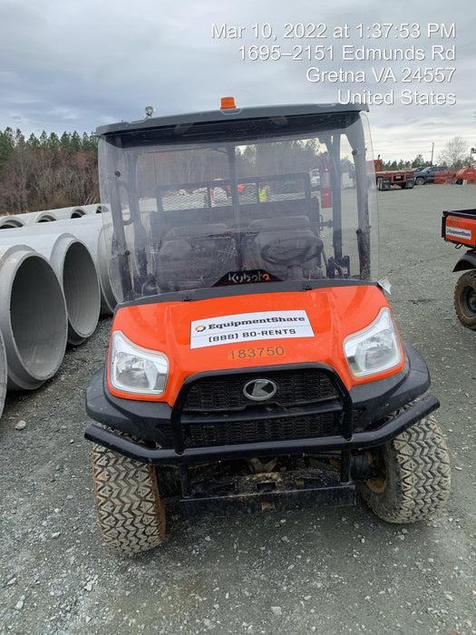 Kubota RTV-X1140W-H Plastic Canopy, Windshield Acrylic Clear, LED Strobe Light, Wire Harness Kit, Back up Alarm