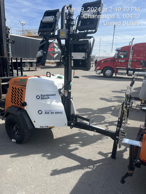 2024 Generac MLT2 Diesel, Flex Switch 120V Input, Powerzone Controller, 
(4) 320W LED Lights, 4kW Generator, 39.9 Gal Fuel Tank, 2" Ball, T3