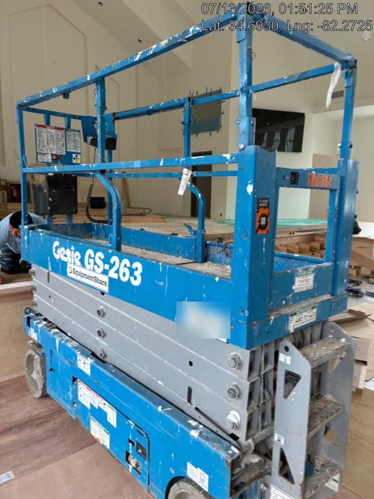 2018 Genie GS-2632 Genie GS-2632 w/Fixed Rail, Chain Entry