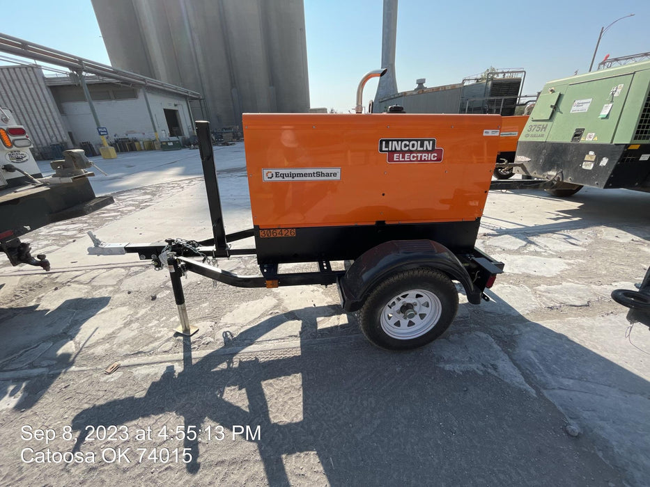 2023 Lincoln Electric LE400 Kubota V1505, Trlr, Cable Rack, Light Kit, ES Decals, T3