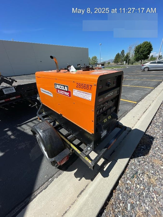 2022 Lincoln Electric LE400 Kubota V1505, Trlr, Cable Rack, Light Kit, ES Decals, T3