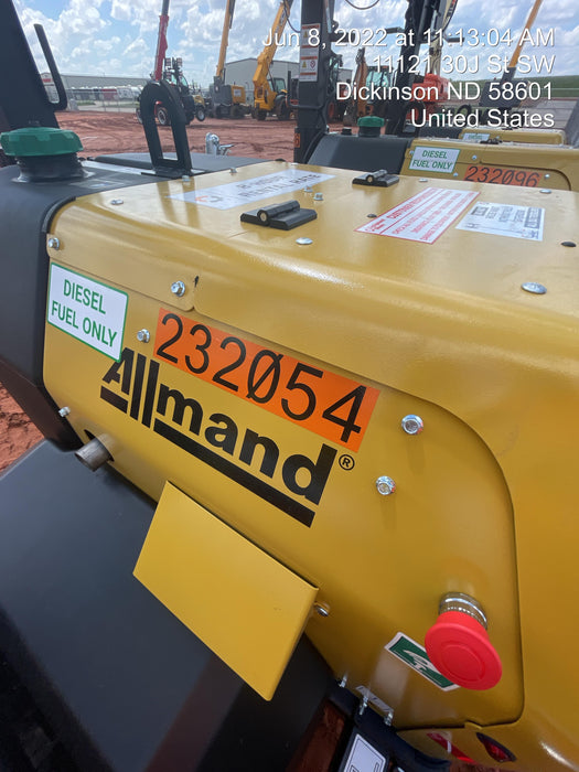 2022 Allmand NLV3GR (4) LED Light Fixture 350W, 23' Vertical Mast, 3kW Prime, Towable, Deep Sea L401, Leveling Jacks, Yanmar T4F 5.8hp