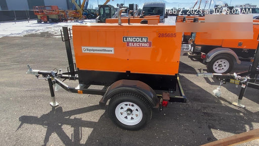 2022 Lincoln Electric LE400 Kubota V1505, Trlr, Cable Rack, Light Kit, ES Decals, T3