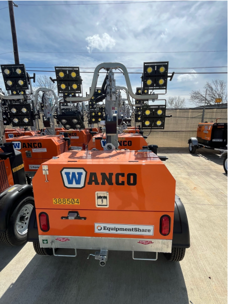 2024 Wanco WLTT-4MM4K Diesel, Deep Sea Controller, Shore Power Plug, Auto Start, (4) 350W LED Floodlights, 4kW Generator, 60 Gal Fuel Tank, 2" Ball, T3