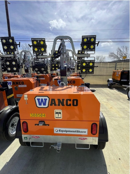 2024 Wanco WLTT-4MM4K Diesel, Deep Sea Controller, Shore Power Plug, Auto Start, (4) 350W LED Floodlights, 4kW Generator, 60 Gal Fuel Tank, 2" Ball, T3